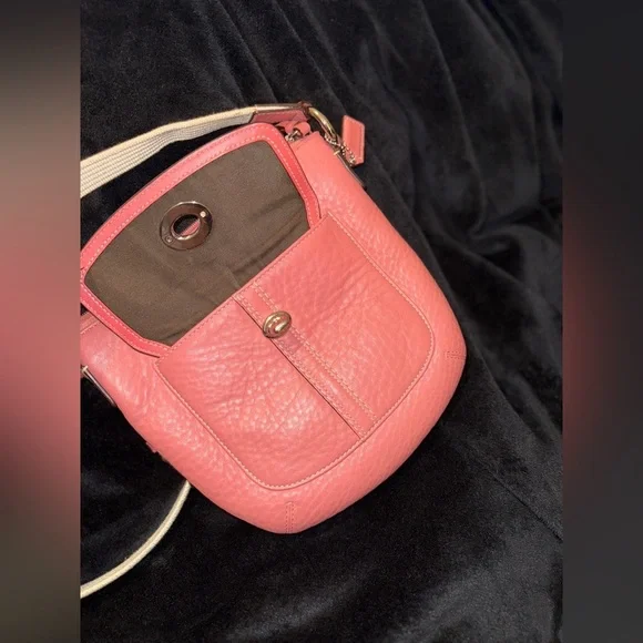 Coach Coral Crossbody Bag with Gold Details - Picture 7 of 16